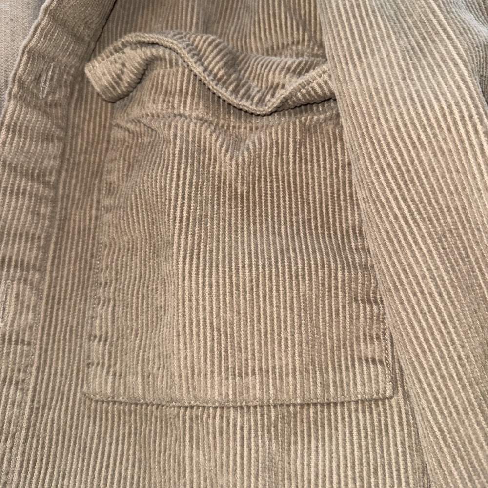 Abercrombie & Fitch Corduroy Shirt Jacket Mens XL Shacket - Picture 4 of 5